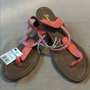 NWT Pink Casual Thong Sandals